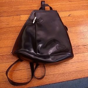 Longchamp roseau leather backpack